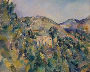 Veduta del Domaine Saint-Joseph, fine anni 1880 da Paul Cézanne