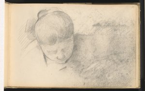 Donna inclinata in avanti, 1890-1894 da Paul Cézanne