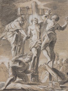 Cristo inchiodato sulla croce da Paul Decker the Younger