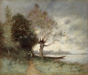Riva della Loira vicino a Chouze, 1893
