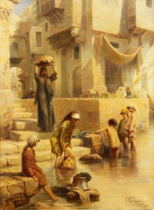 I bagnanti, 1896 da Paul Dominique Philippoteaux