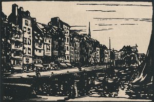 Honfleur - Le Vieux Bassin da Paul Elie Gernez