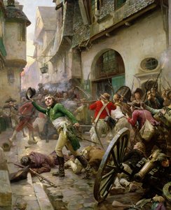 Henri de La Rochejaquelein (1772-94) alla battaglia di Cholet, 17 ottobre 1793