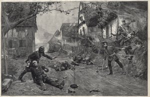 Guerra del 1870-1871 - alla Battaglia di Woerth (o Battaglia di Froeschwiller Woerth), 6 agosto