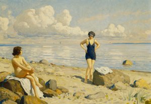 Sulla spiaggia da Paul Fischer