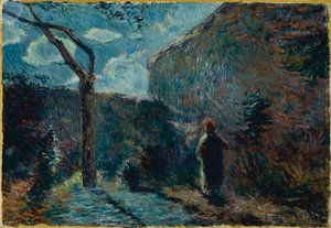Lungo il muro al crepuscolo, 1881