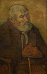 Vecchio con bastone da Paul Gauguin