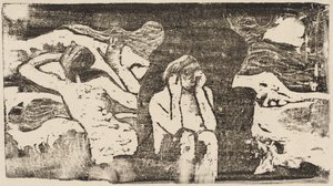 Alle rocce nere, in o dopo 1895 da Paul Gauguin
