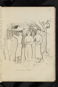 Avant et après - disegno "En route pour le festin"