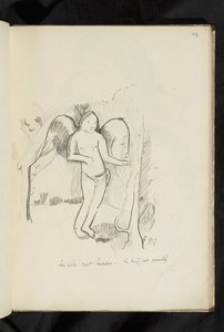 Avant et après - disegno "Le ali sono pesanti. Il tutto è primitivo"