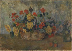 Cesto con fiori, 1884