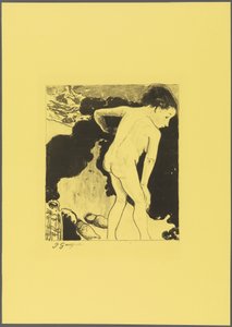 Badende in der Bretagne, aus der "Volpini Suite: Dessins lithographiques" da Paul Gauguin