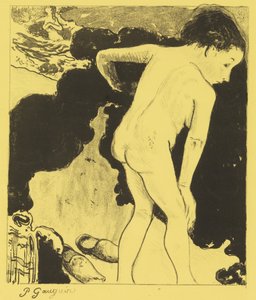 Bagnanti in Bretagna, dalla Suite Volpini: Dessins lithographiques da Paul Gauguin