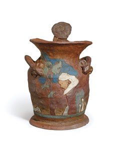 Donna bretone e giovane bretone; Bretonne et chef modele de jeune Breton da Paul Gauguin