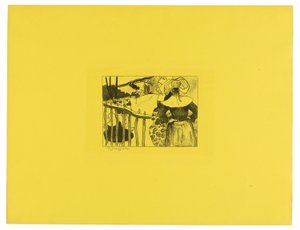 Donne bretoni presso un cancello, dalla Suite Volpini da Paul Gauguin