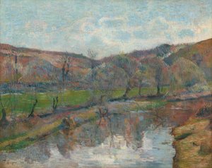 Paesaggio della Bretagna, 1888 da Paul Gauguin