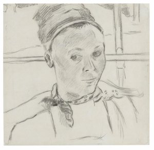 Busto di giovane donna bretone (forse Marie Lagadu) da Paul Gauguin