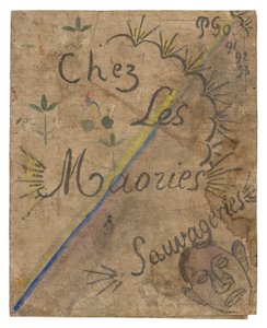 Chez les Maories: Sauvageries (A casa con i Maori: cose selvagge) da Paul Gauguin
