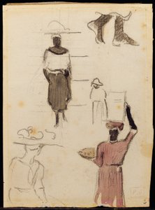 Croquis martiniquais da Paul Gauguin