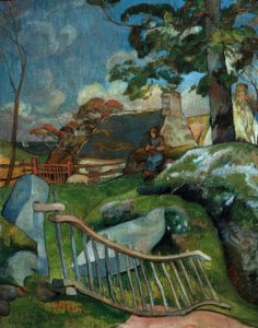Il cancello (La guardiana dei maiali) da Paul Gauguin