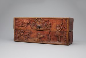 Scatola di legno decorata da Paul Gauguin