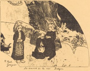 Drammi del mare, Bretagna da Paul Gauguin