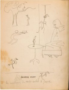 Disegno da un album di disegni prodotto per il giovane Jacques Bousquet, 1889-90