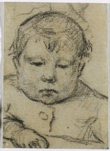 Emil Gauguin da bambino, mano destra in avanti da Paul Gauguin