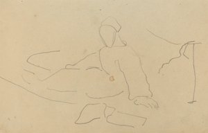 Figura seduta a terra [recto] da Paul Gauguin
