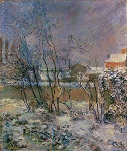 Giardino nella neve, 1883 da Paul Gauguin