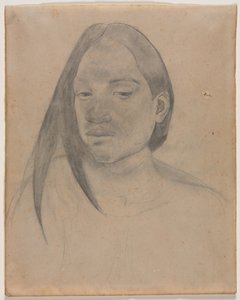 Testa di una donna tahitiana, 1891 da Paul Gauguin