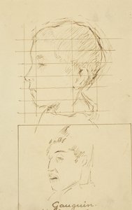 Teste di un ragazzo e di un uomo (Autoritratto?)