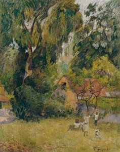 Capanni sotto gli Alberi da Paul Gauguin