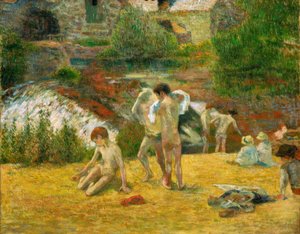Giovani bretoni al bagno, o Il bagno al mulino del Bois d