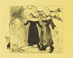 Gioie della Bretagna, 1889 da Paul Gauguin