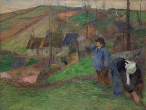 Paesaggio in Bretagna da Paul Gauguin