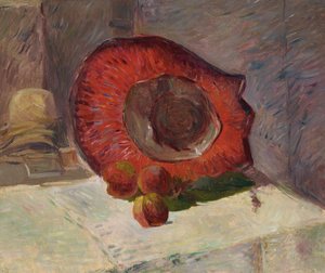 Il cappello rosso da Paul Gauguin