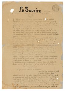 Le sourire: Journal sérieux, 13 ottobre 1899 da Paul Gauguin
