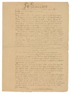 Le sourire: Journal sérieux, 19 settembre 1899 da Paul Gauguin