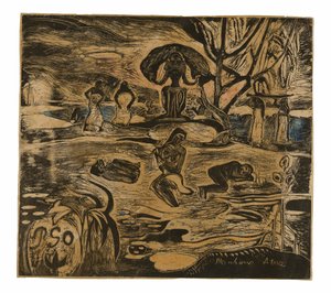 Mahana atua (Giorno del Dio) da Paul Gauguin