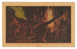 Mahna no varua ino (Il Diavolo Parla), dalla Suite Noa Noa da Paul Gauguin