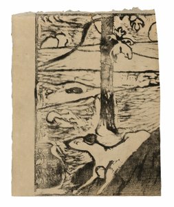 Manao tupapau (Lei pensa al fantasma o il fantasma pensa a lei) da Paul Gauguin