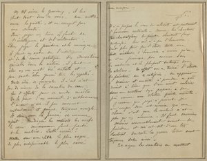 Pagine di manoscritto [recto] da Paul Gauguin