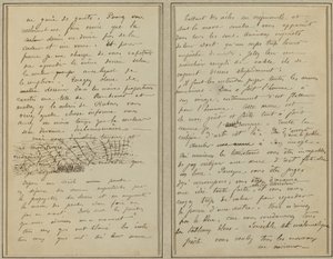 Pagine di Manoscritto [verso] da Paul Gauguin