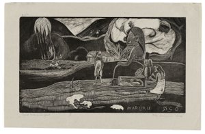 Maruru, Offerte di gratitudine, da Noa Noa da Paul Gauguin