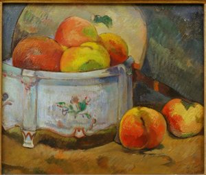 Natura morta con pesche