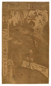 Nave nave fenua (Terra deliziosa), dalla suite Noa Noa da Paul Gauguin