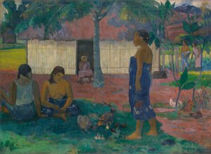 No te aha oe riri (Perché sei arrabbiato) da Paul Gauguin
