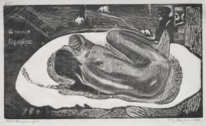 Noa Noa: Manao Yupapau (Sorvegliato dagli spiriti dei morti) da Paul Gauguin