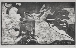 Noa Noa: Donne al fiume Auti Te Pape, 1893-94 da Paul Gauguin